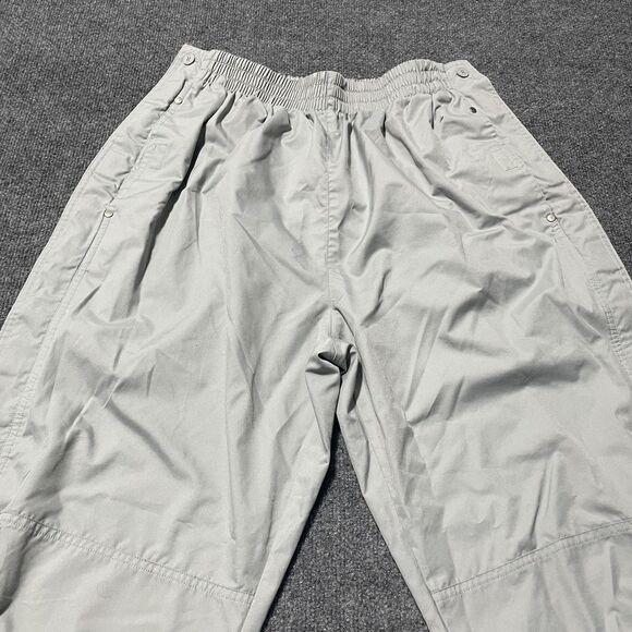 Adidas Pants Mens Large Gray Windbreaker Track Golf Zip Ankle Lightweight - Picture 3 of 14